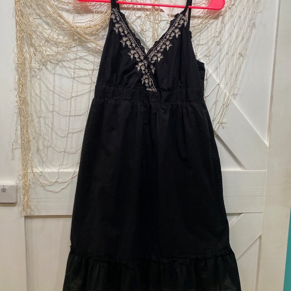 Black Cotton Sundress